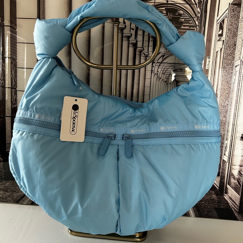 NWT LeSportsac Light Blue Hobo Bag